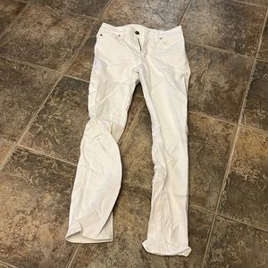White jeans